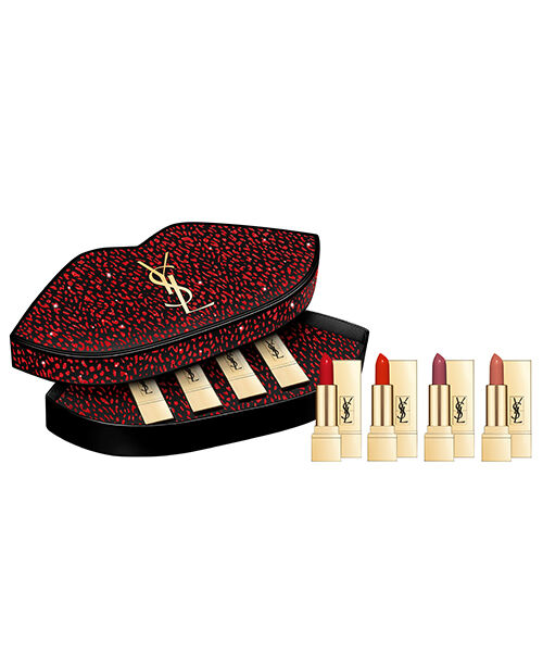 Lidded Lip Bow Make Up Mini Rouge Pur Couture Gift Set
